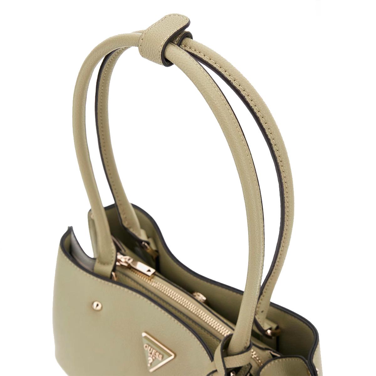 Guess Borsa a spalla Meridian borchie Sage - 4