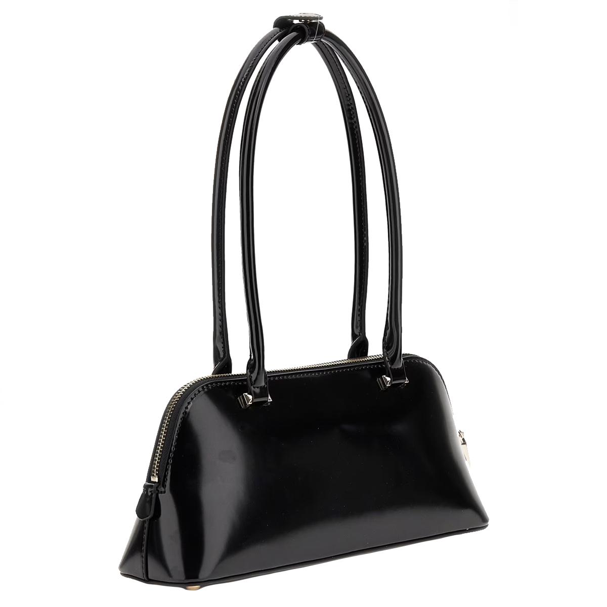 Guess Borsa a spalla Arnela Vernice Black - 2