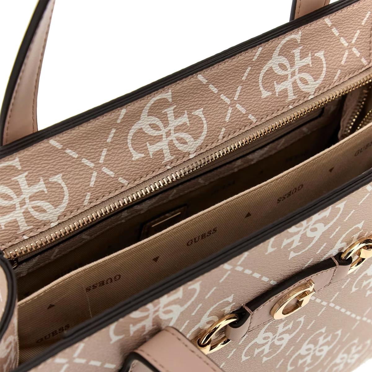 Guess Borsa a mano Izzy 4G Logo Sand Logo - 3