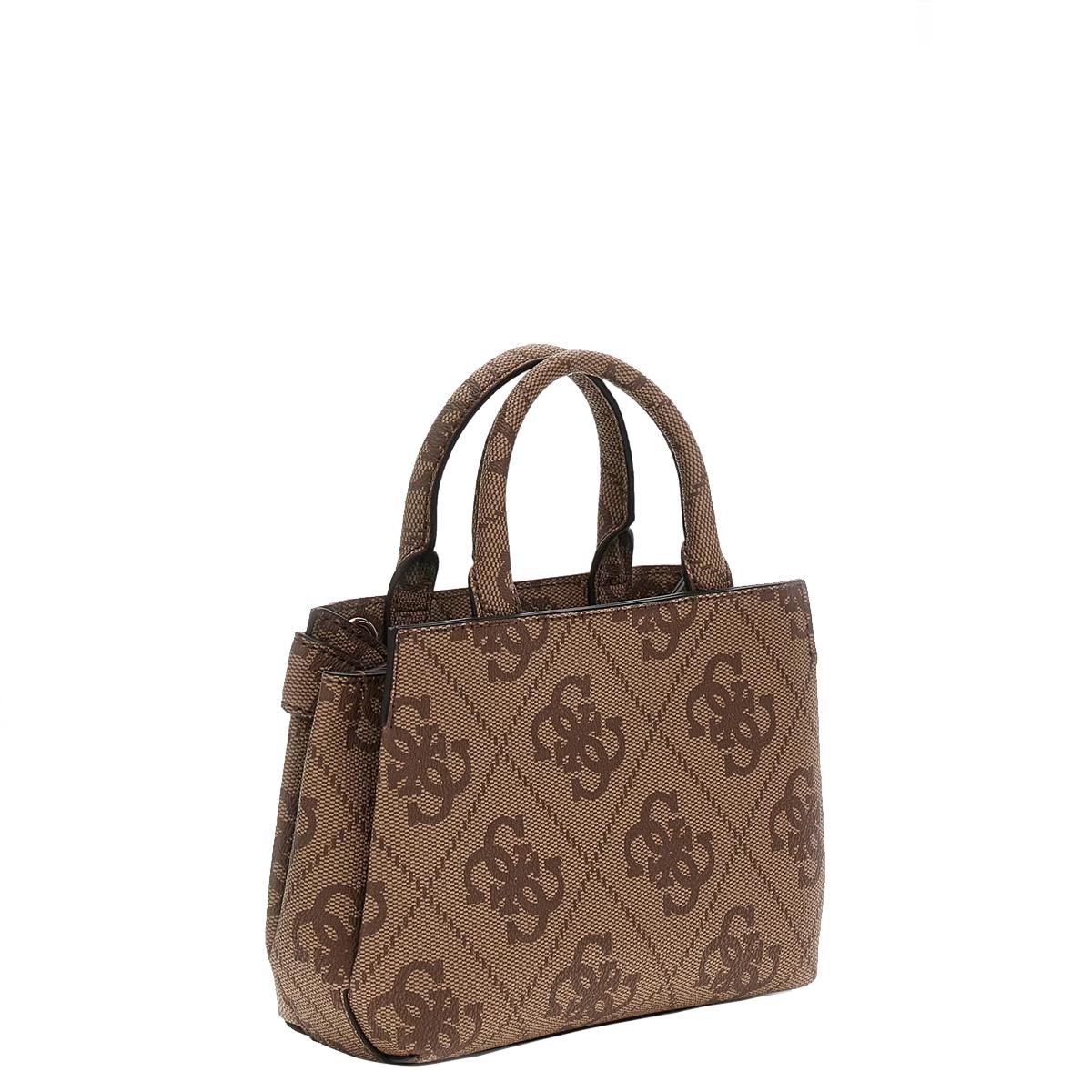 Guess Borsa a mano Mini Lorelei Latte Logo - 3