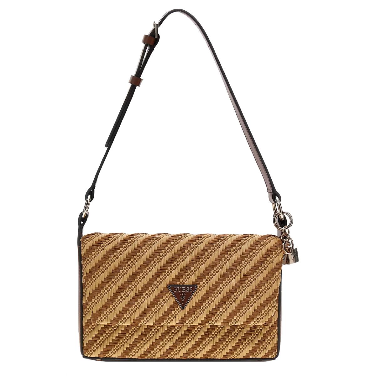 Guess Borsa a spalla Simona Natural Cognac - 1