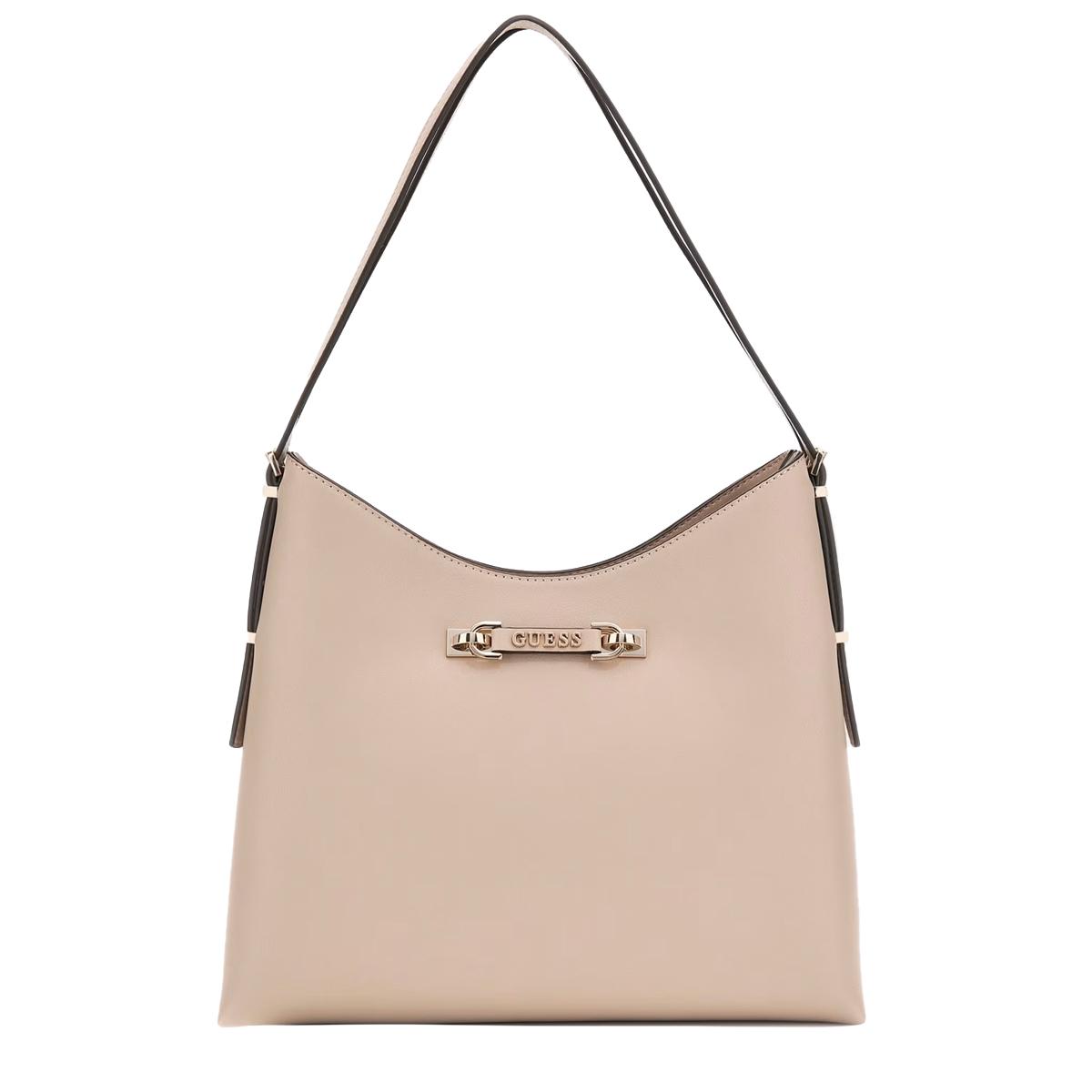 Guess Borsa a spalla Lefia Large Simply Taupe - 1