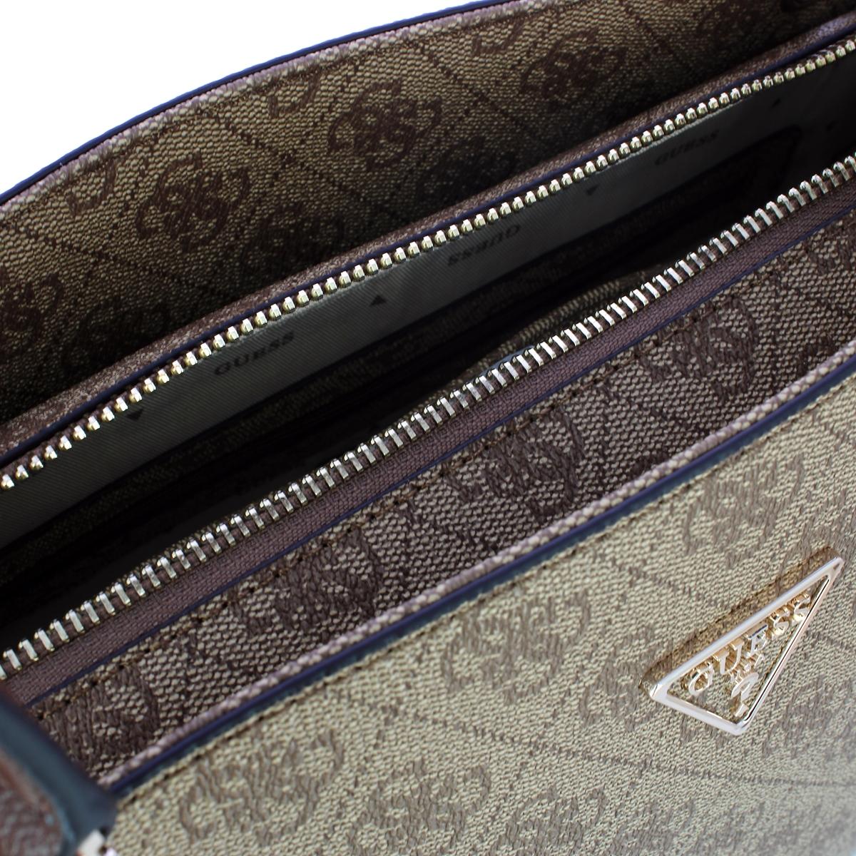 Guess Tote Bag Noelle II Latte Logo Brown - 4