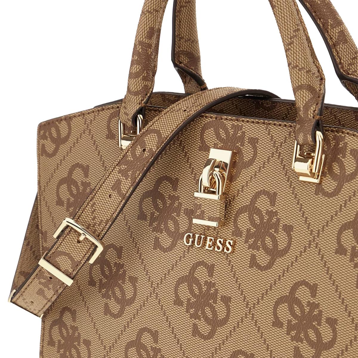 Guess Borsa a mano Queensland Latte Logo - 3