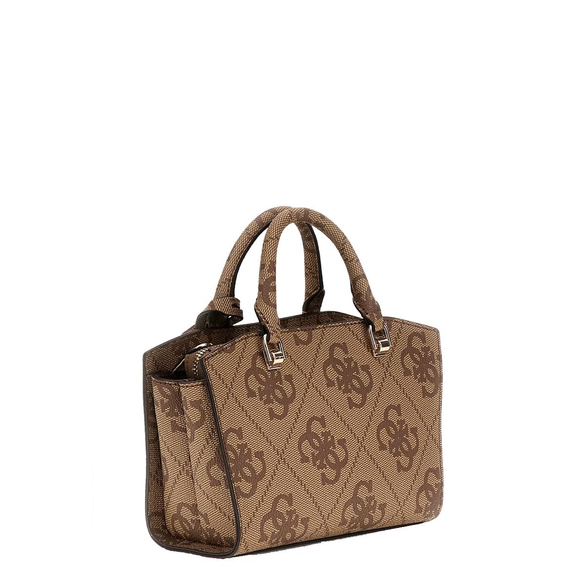 Guess Mini Borsa a mano Queensland Latte Logo - 2