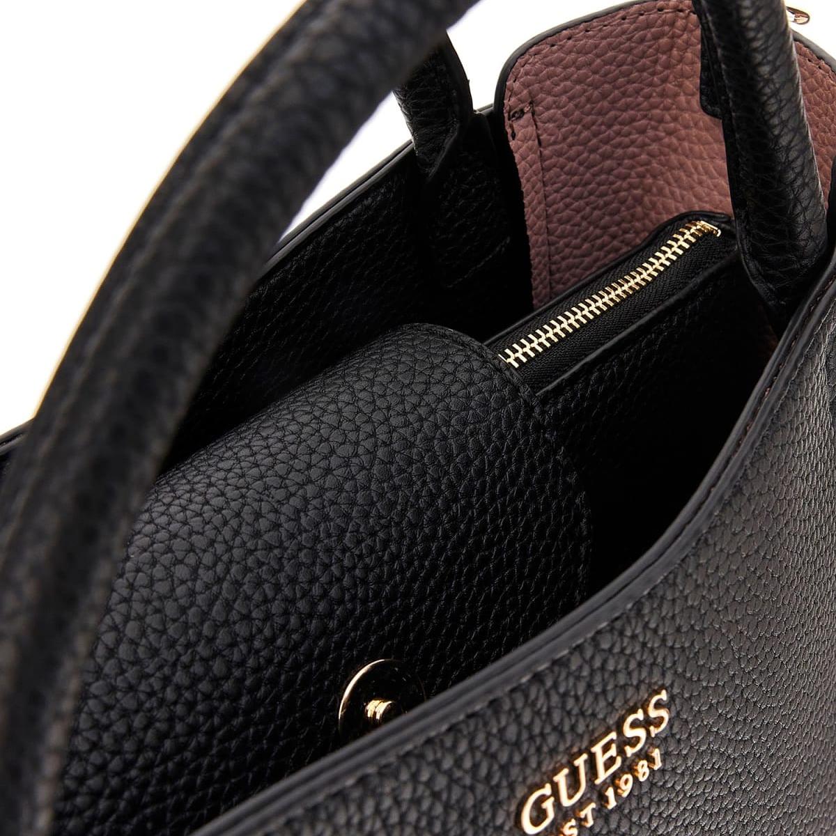 Guess Borsa a mano Brenton Small Black - 3