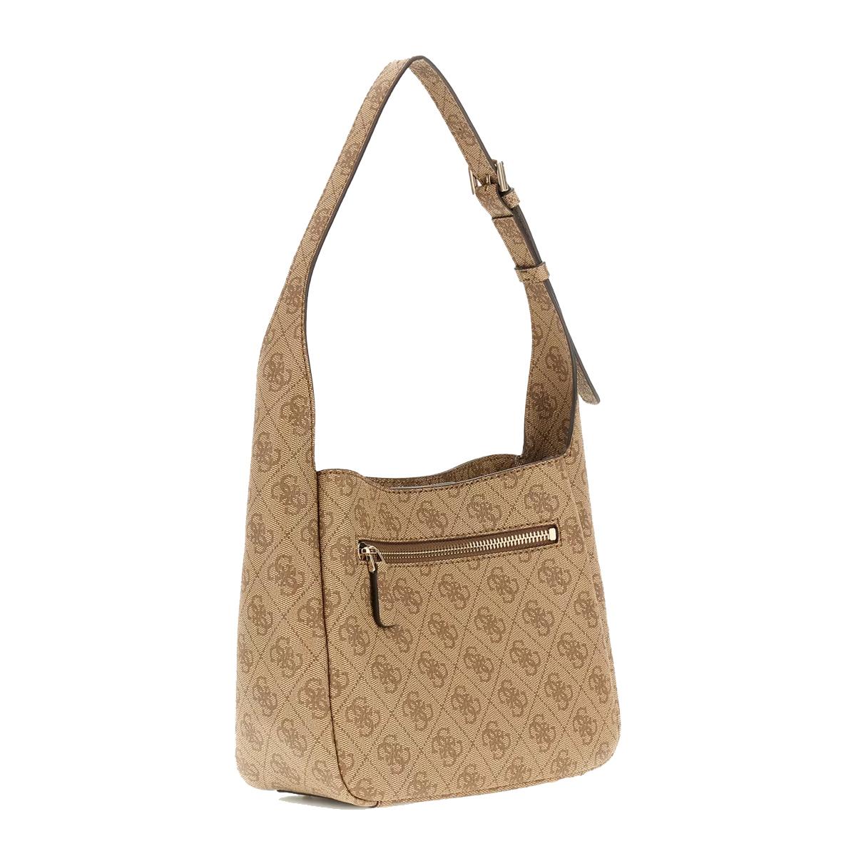Guess Hobo Bag Mini Katya Latte Logo - 2