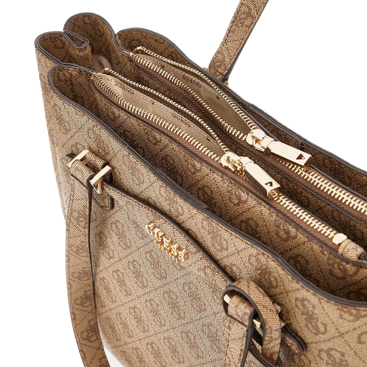 Guess Borsa a spalla Katya Latte Logo - 4