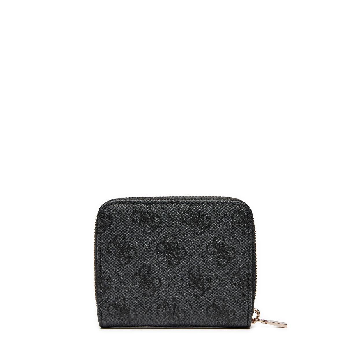 Guess Portafoglio Piccolo Laurel II Zip Around Coal Logo - 2