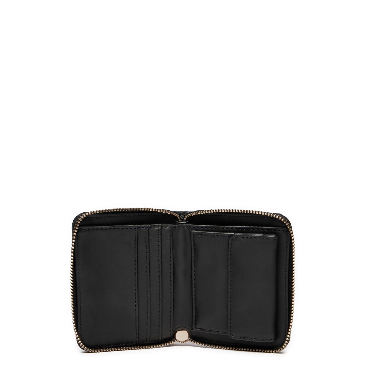 Guess Portafoglio Piccolo Laurel II Zip Around Coal Logo - 3