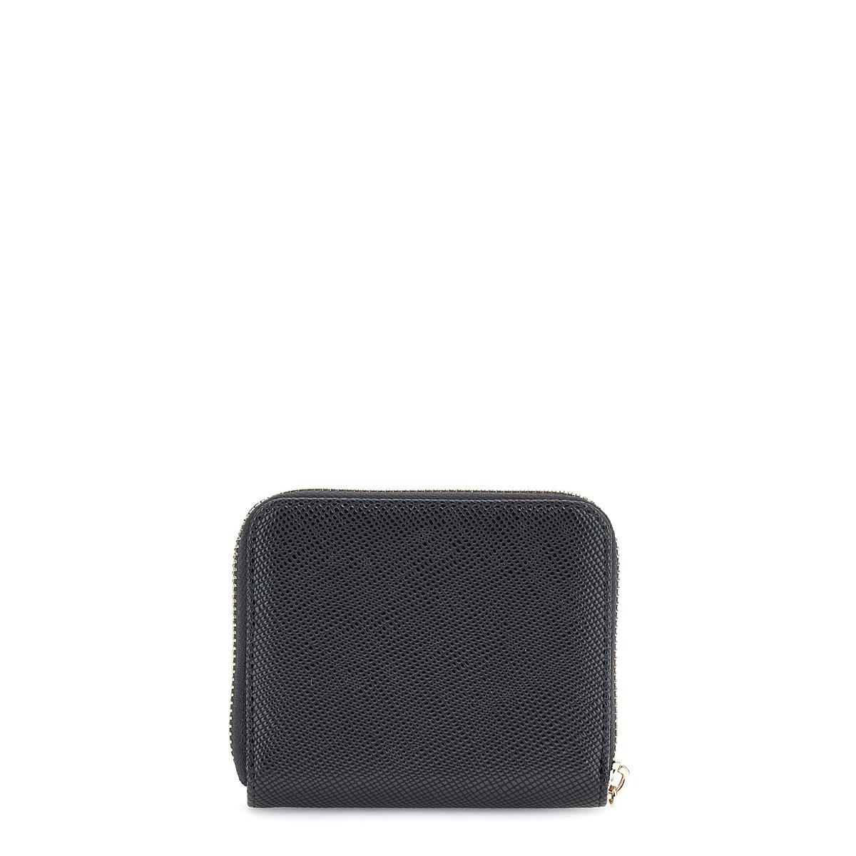 Guess Portafoglio Piccolo Laurel II Zip Around Black - 2