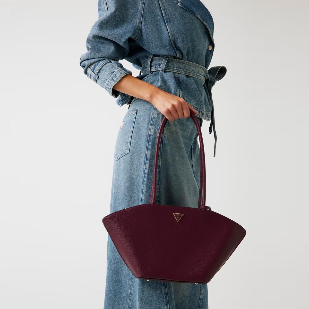 Guess Borsa a spalla Bolena Wine - 6