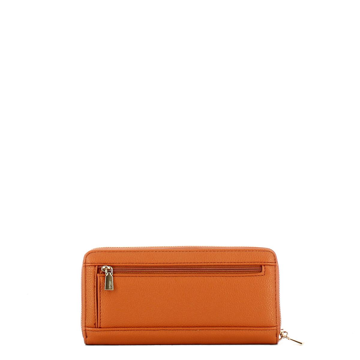 Guess Portafoglio Laurel II Zip Around Cognac - 2