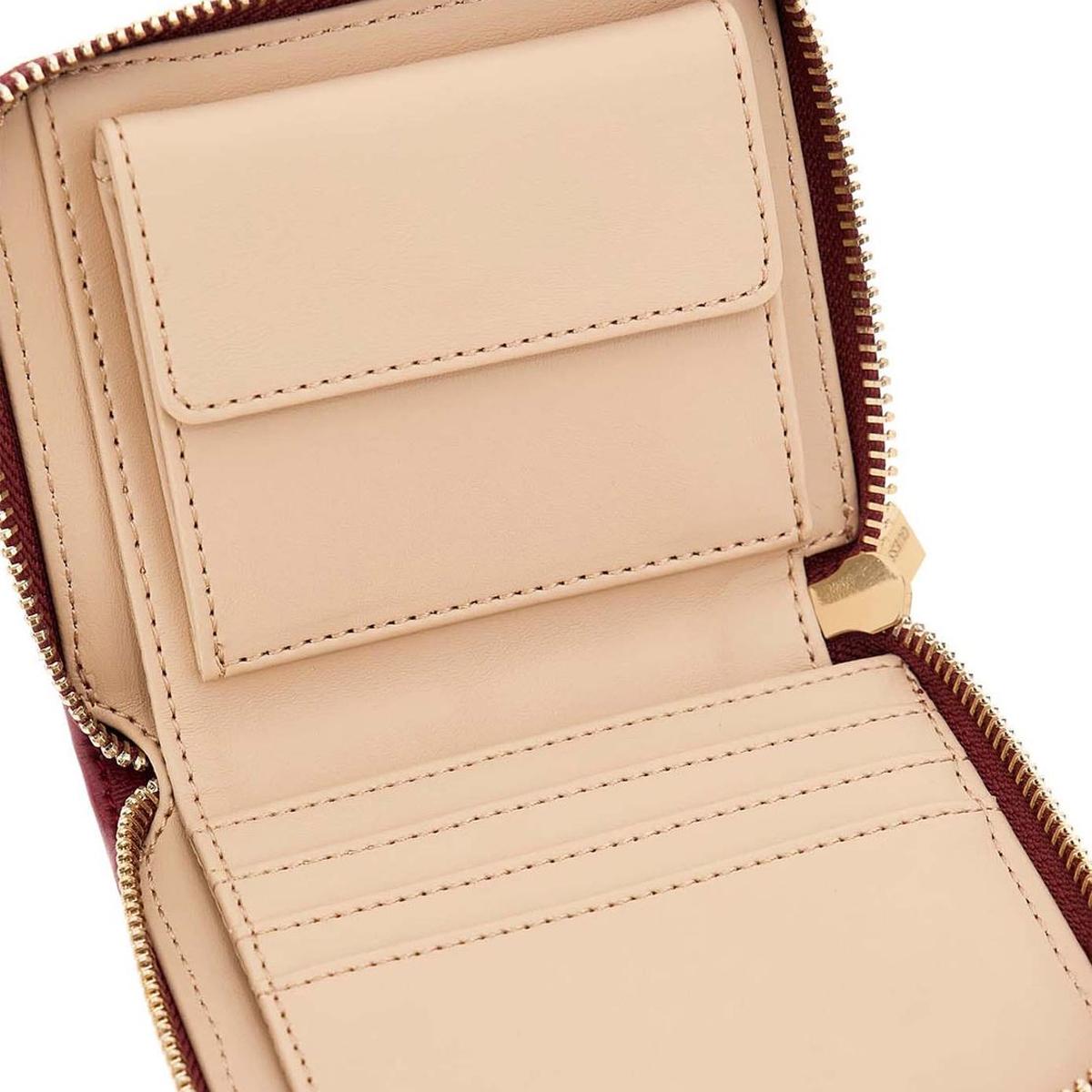 Guess Portafoglio Piccolo Valla Red - 4