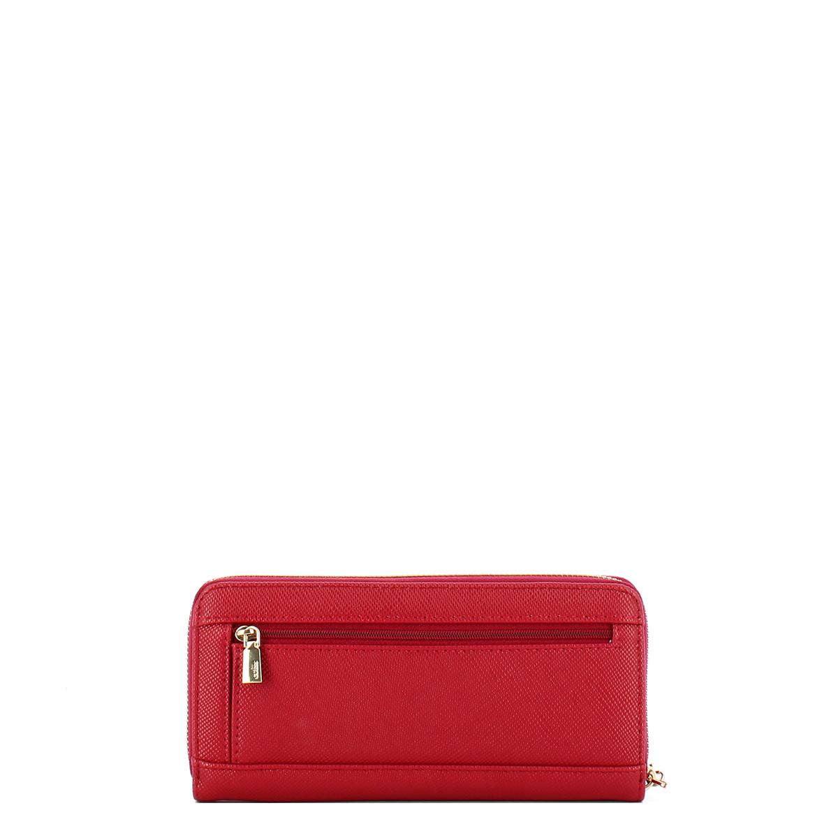 Guess Portafoglio Laurel II Zip Around Garnet - 2