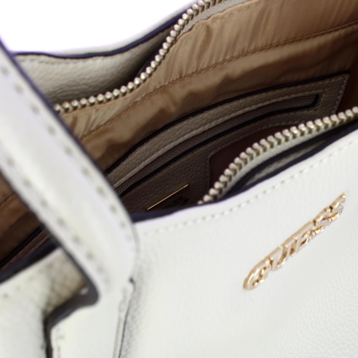 Guess Borsa a mano Moranez Off White - 5