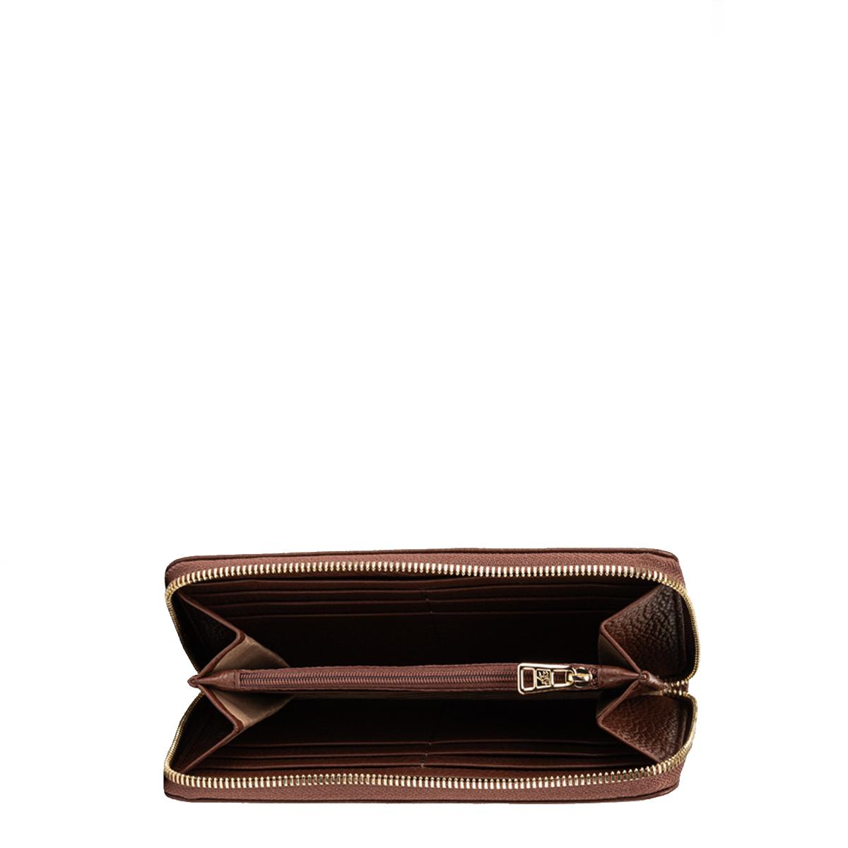 Piero Guidi Portafoglio zip around Chloe Cioccolato - 3