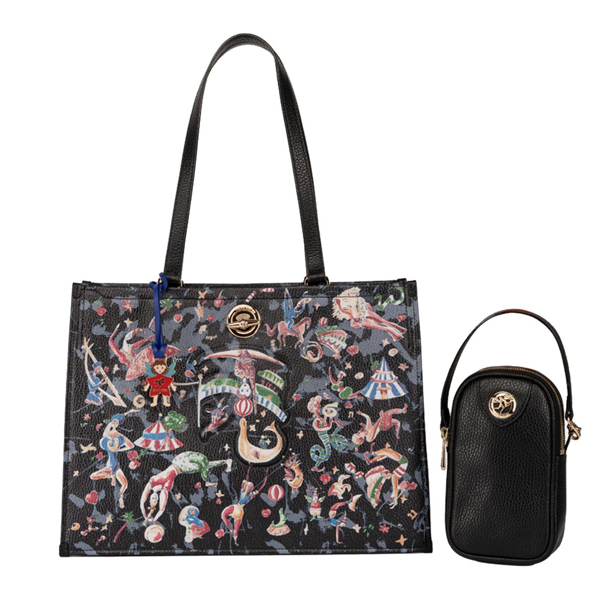 Piero Guidi Borsa a spalla Tea Nero - 5