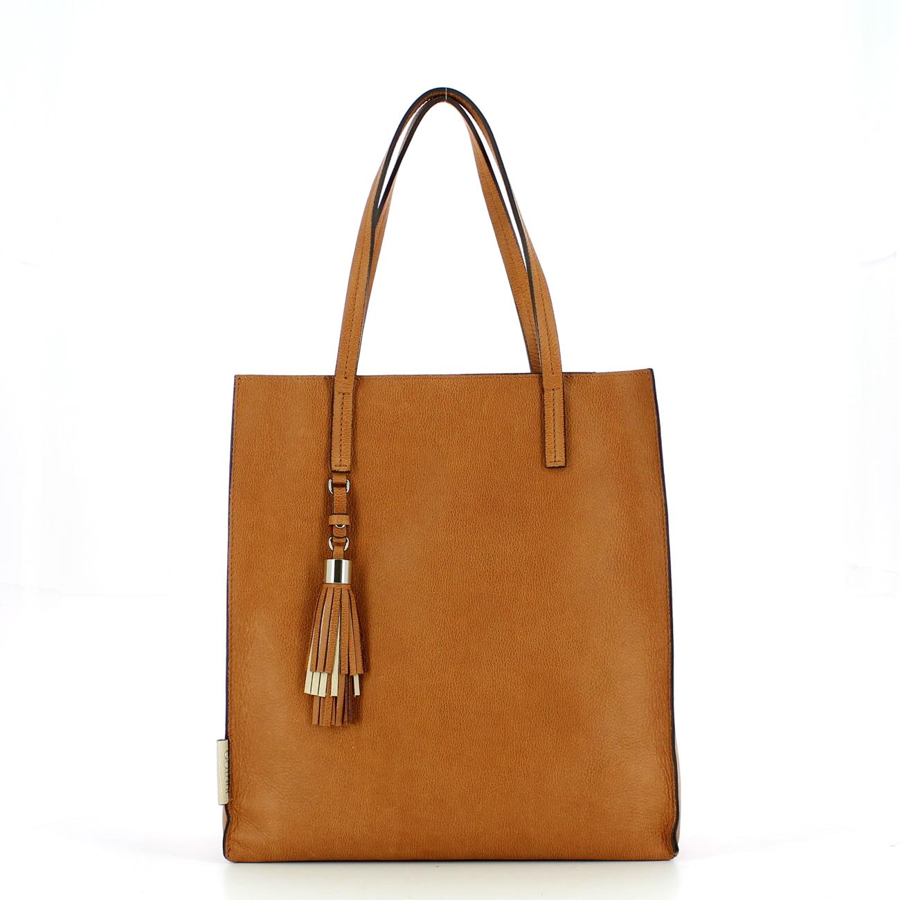 Iuntoo Shopper Verticale Delizia Cognac - 