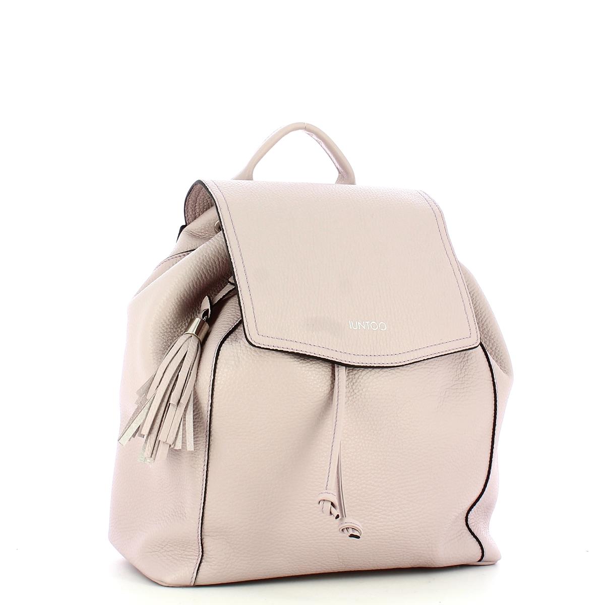 Iuntoo Zaino in pelle con patta Armonia - 2