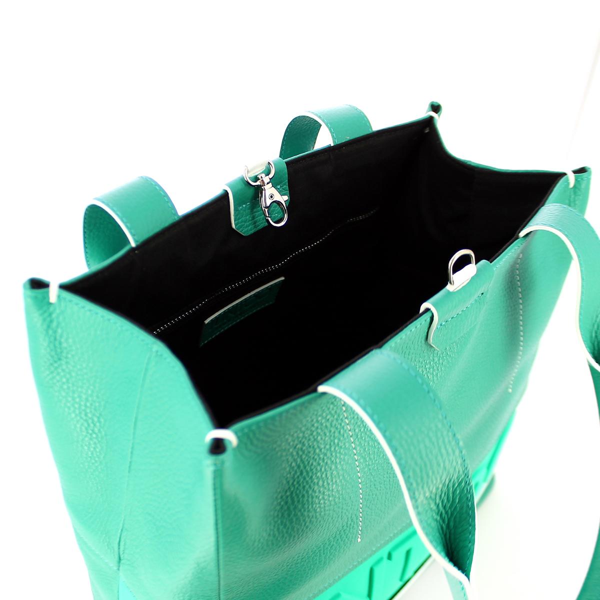 Iuntoo Shopper Media con logo in rilievo Pratica - 4