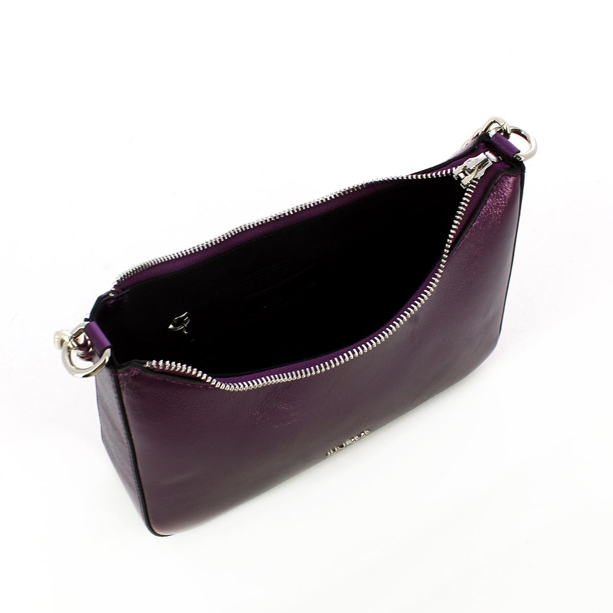 Iuntoo Borsa a spalla Media Eleganza Metallic Viola - 5