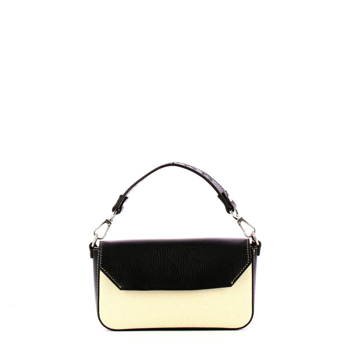 Iuntoo Mini Borsa a mano Essenziale Nero Naturale - 1