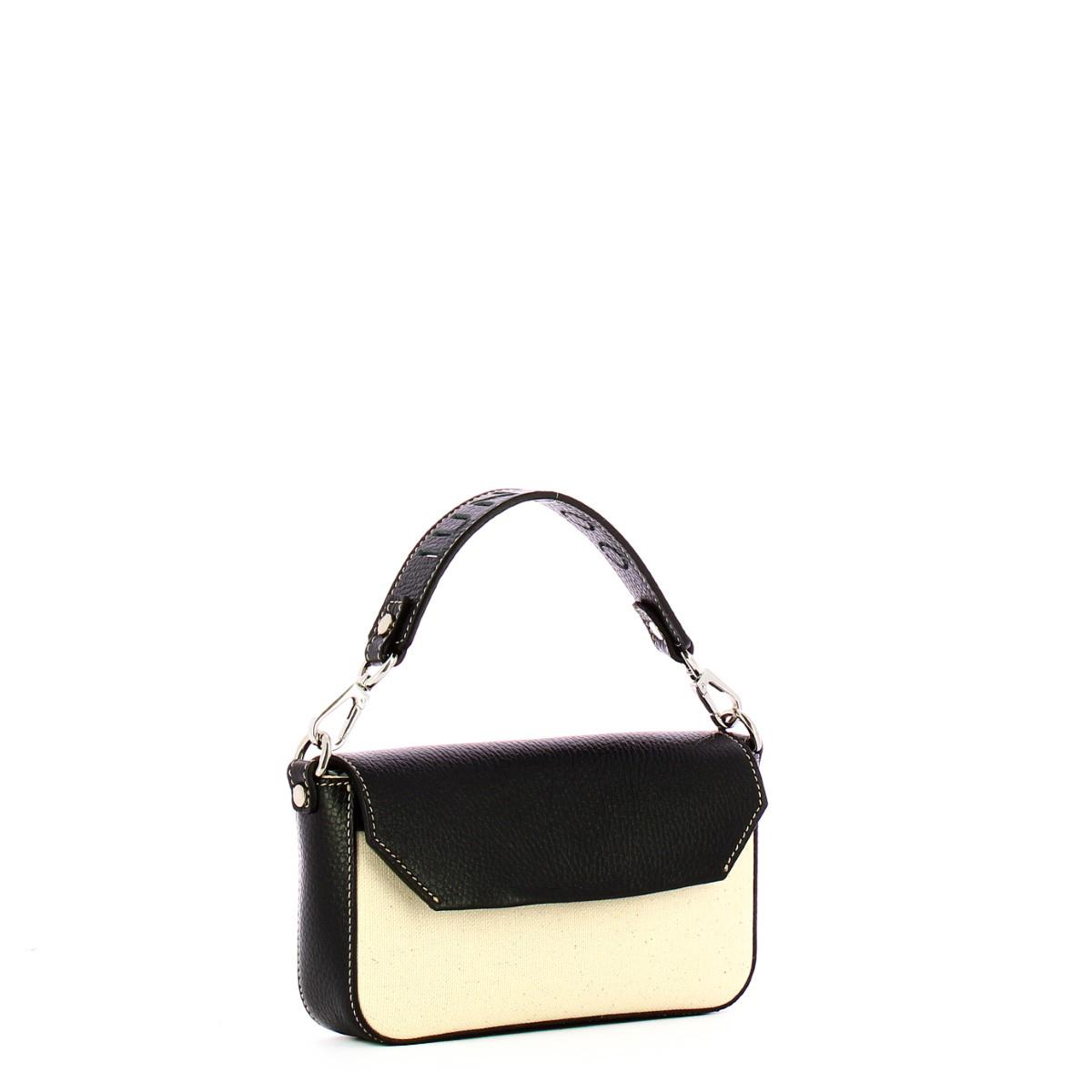 Iuntoo Mini Borsa a mano Essenziale Nero Naturale - 2