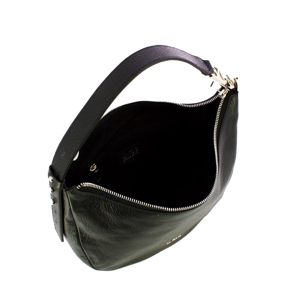 Iuntoo New Hobo Bag Piccola in pelle Armonia Nero - 5