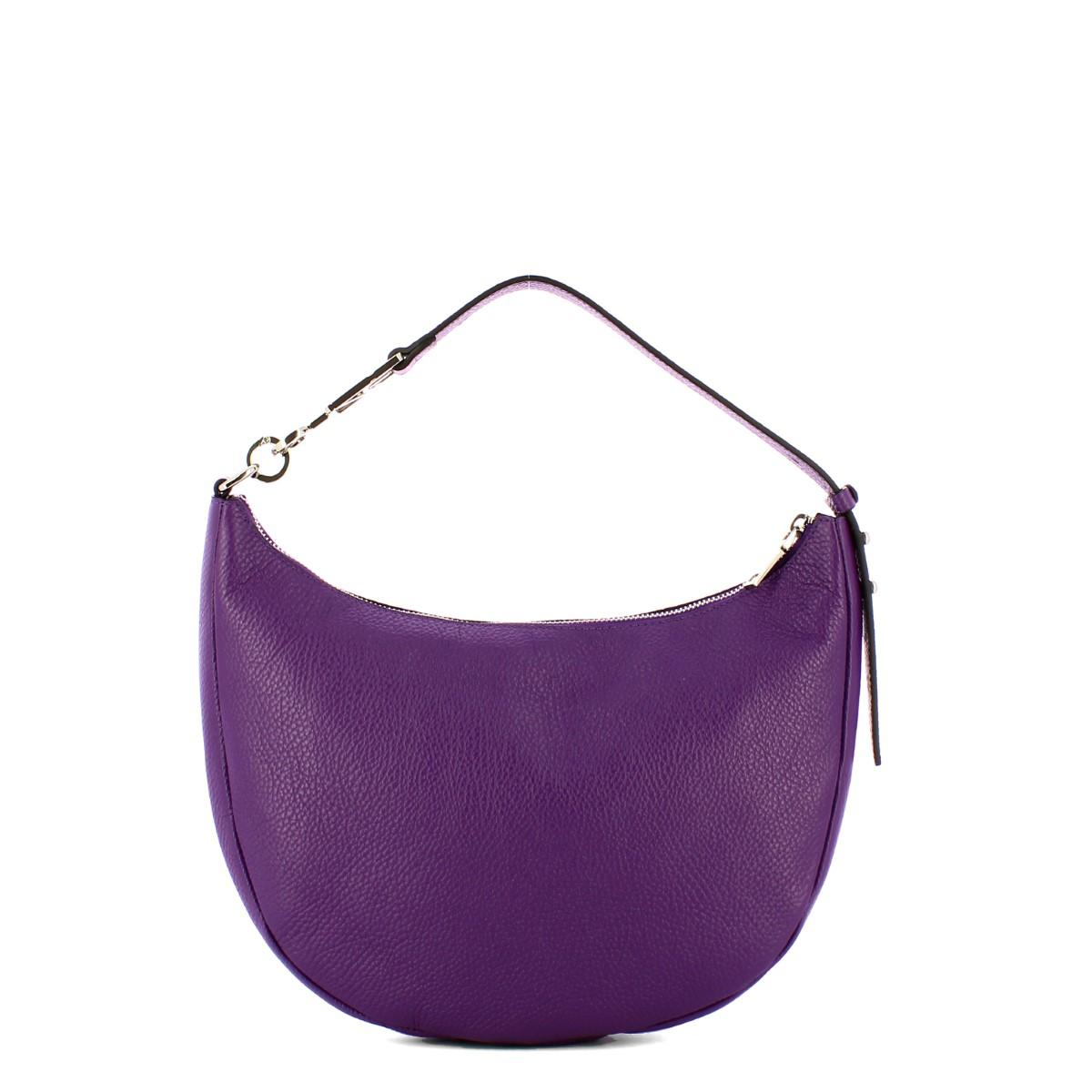 Iuntoo New Hobo Bag Piccola in pelle Armonia Viola - 3