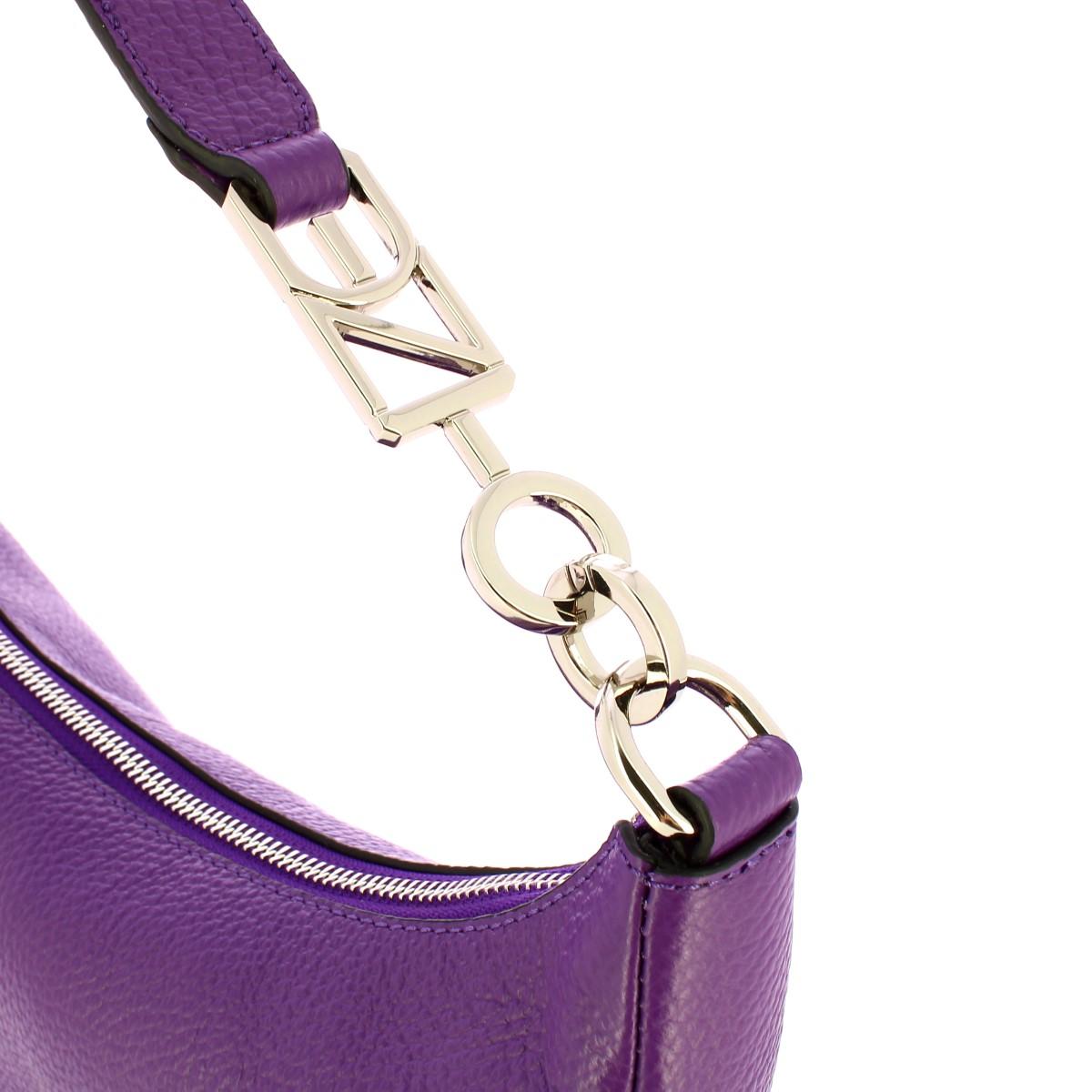 Iuntoo New Hobo Bag Piccola in pelle Armonia Viola - 4