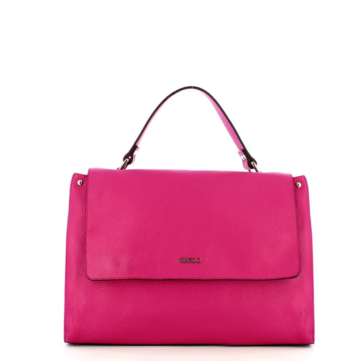 Iuntoo Borsa a mano in pelle Armonia Fuxia - 1