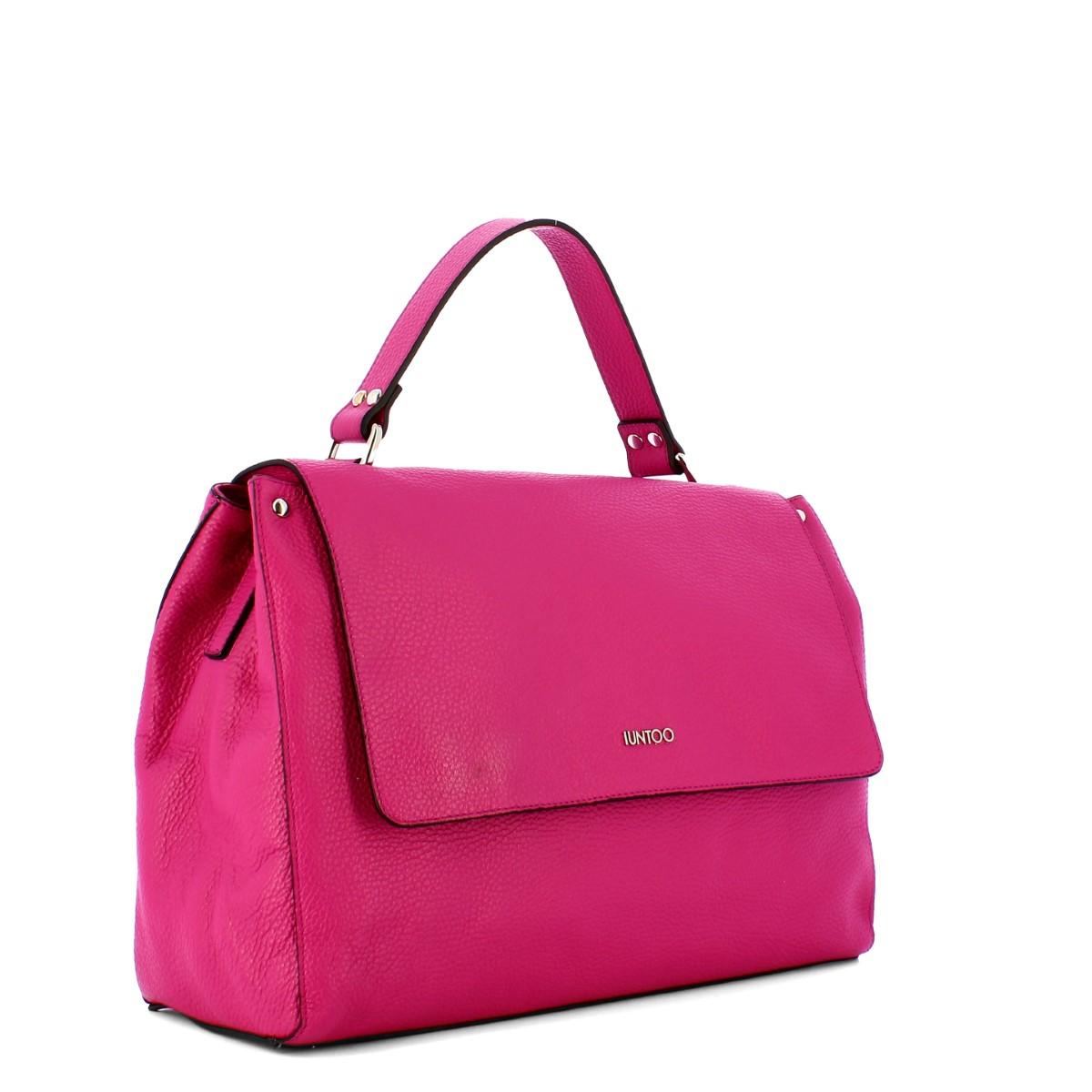 Iuntoo Borsa a mano in pelle Armonia Fuxia - 2