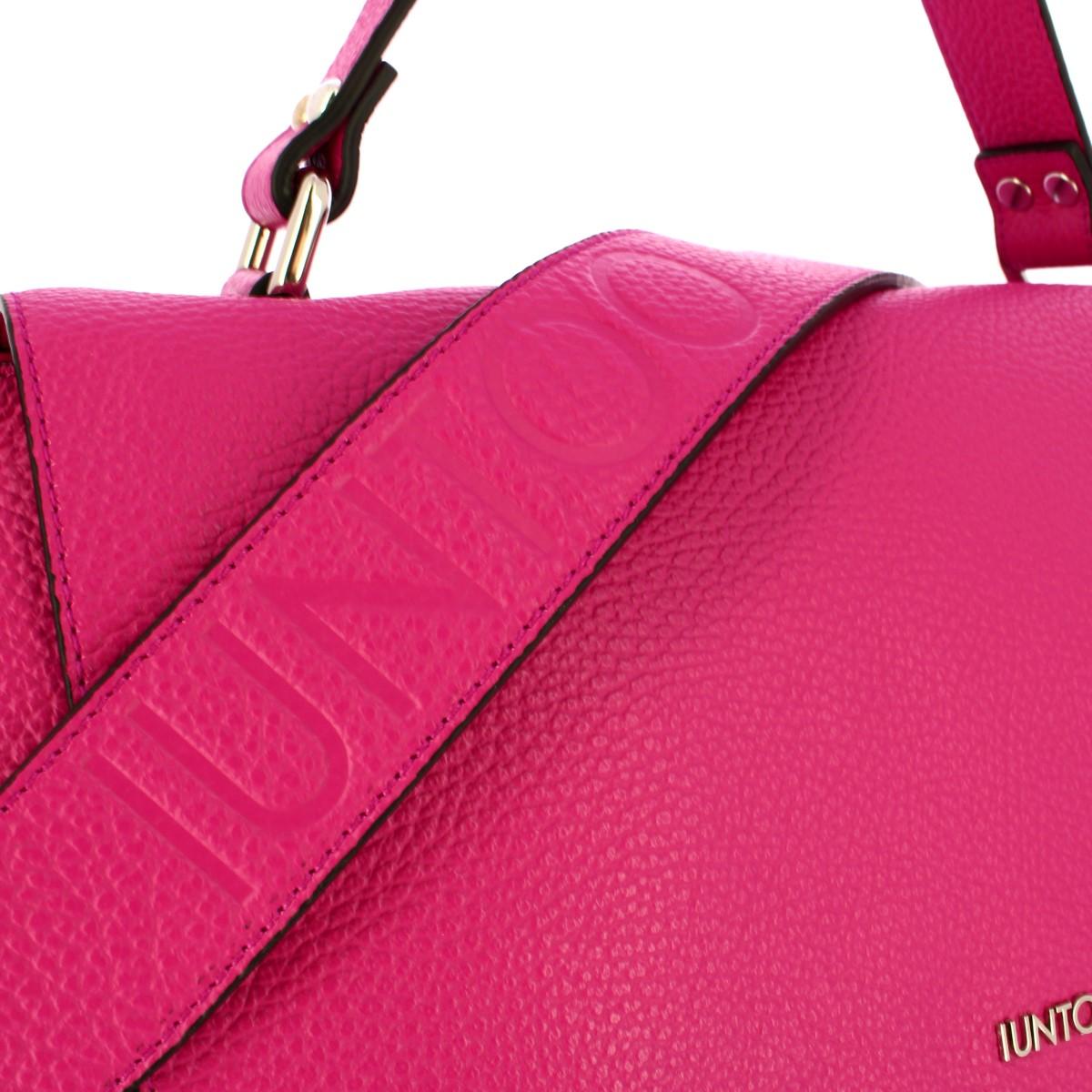 Iuntoo Borsa a mano in pelle Armonia Fuxia - 5