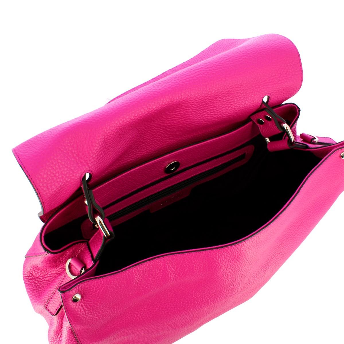 Iuntoo Borsa a mano in pelle Armonia Fuxia - 6