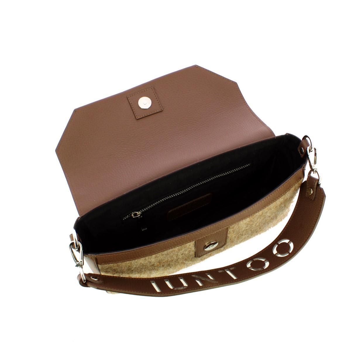 Iuntoo Sottospalla Grande Caldo Essenziale Fango Lana Cotta Fango - 5