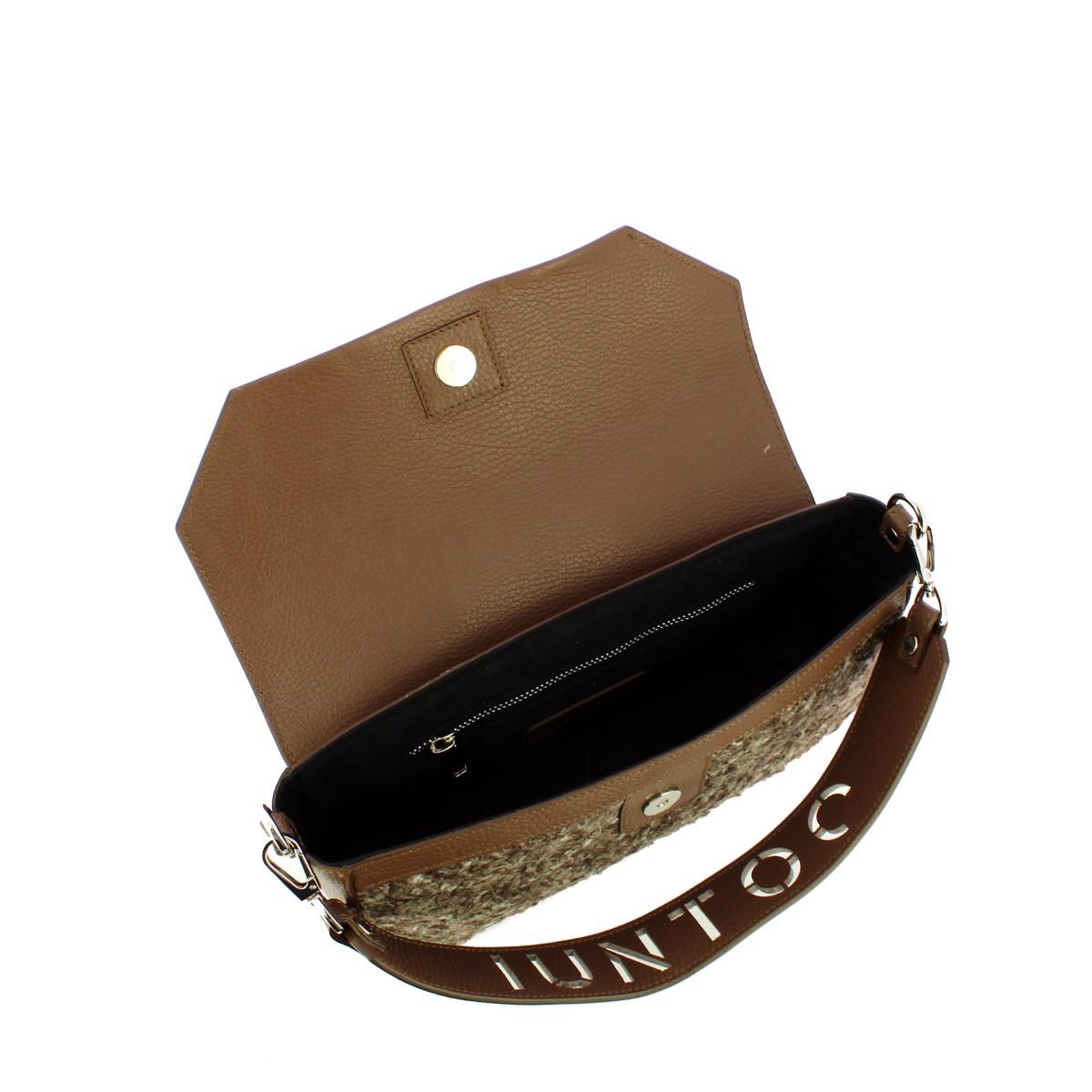 Iuntoo Sottospalla Grande Caldo Essenziale Fango Lana Melange - 5