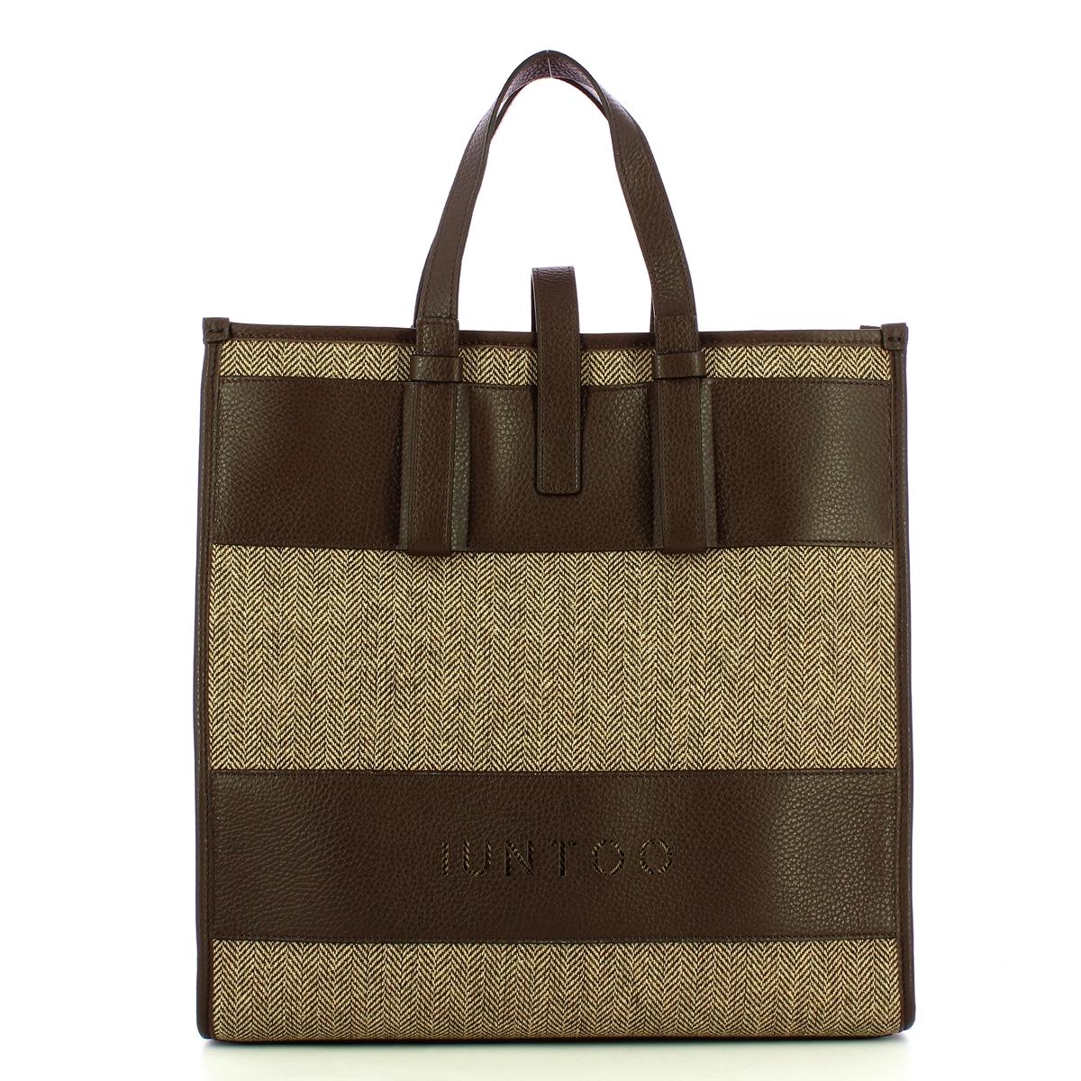 Iuntoo New Tote Grande Testa Moro + Spigato testa Moro - 1