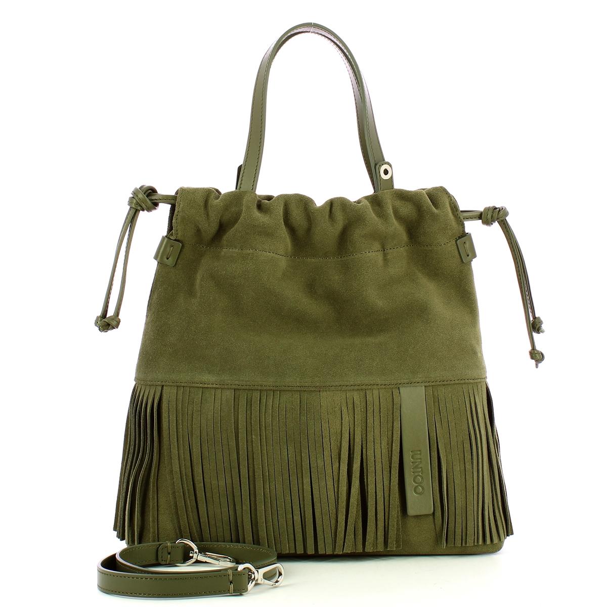 Iuntoo Sacca Frange Piccola Verde - 4