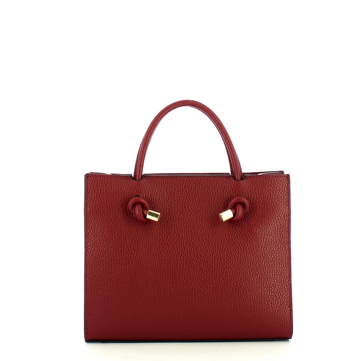 Iuntoo Borsa a mano Piccola Nodo Armonia Bordeaux - 3