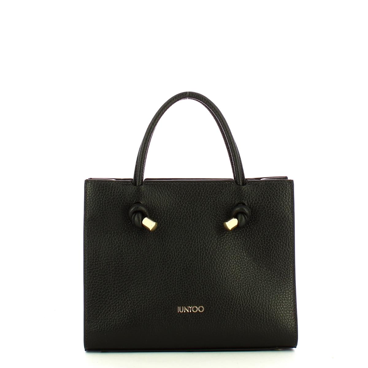 Iuntoo Borsa a mano Piccola Nodo Armonia Nero - 1