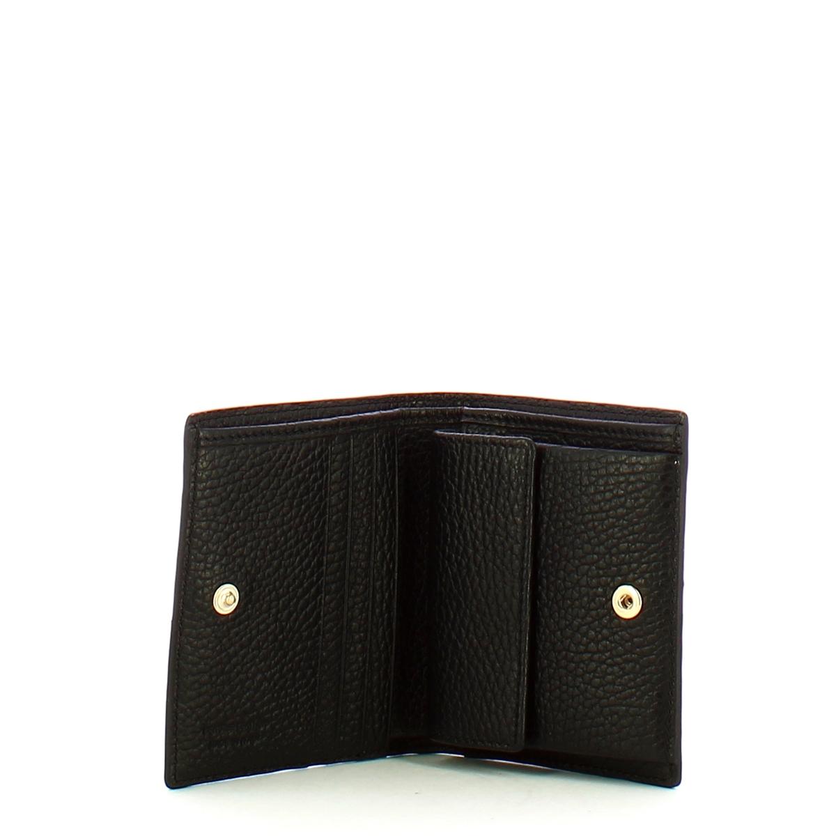 Iuntoo Portafoglio Clip Piccolo Due Ante Armonia Nero - 3