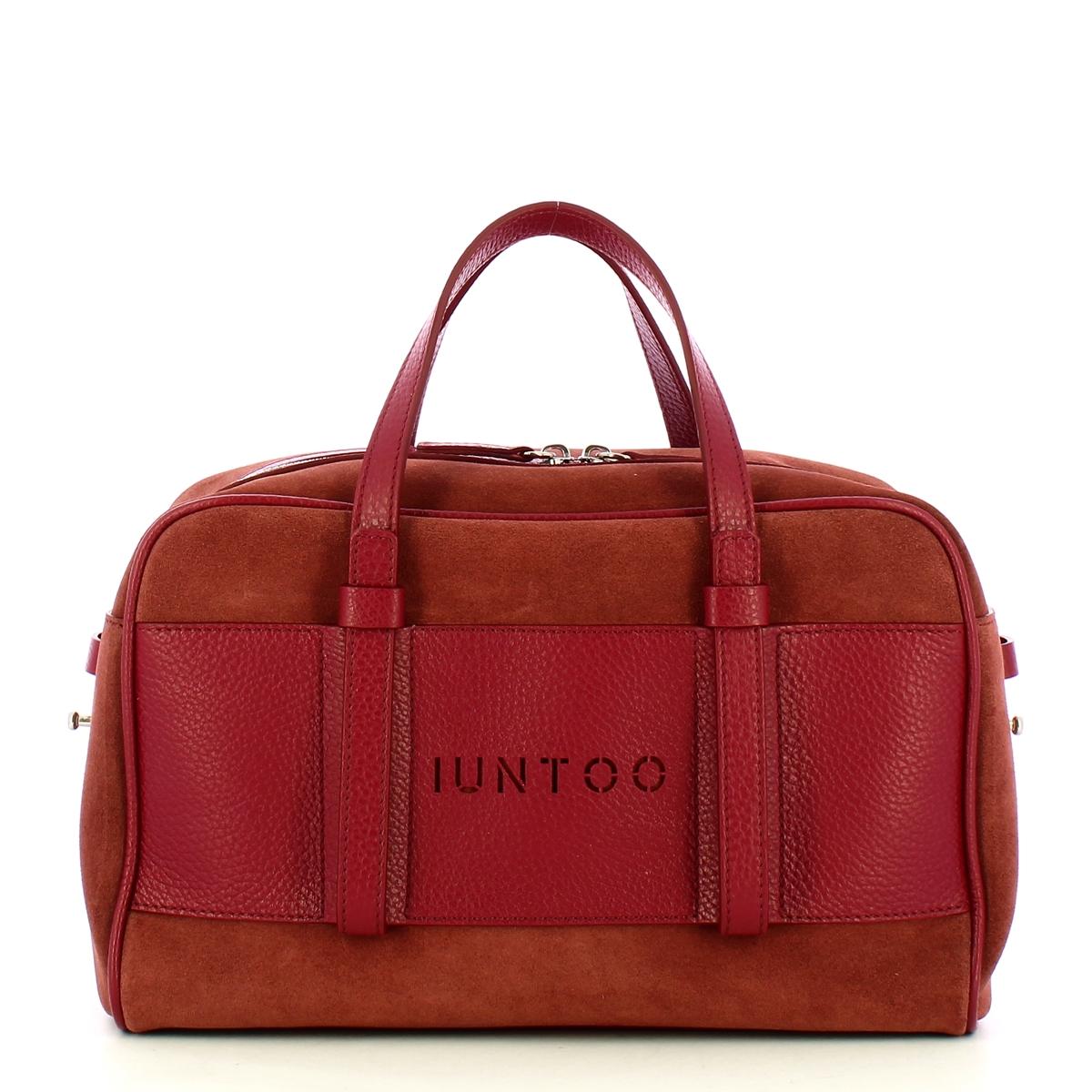 Iuntoo Bauletto Piccolo Camoscio Bordeaux - 1