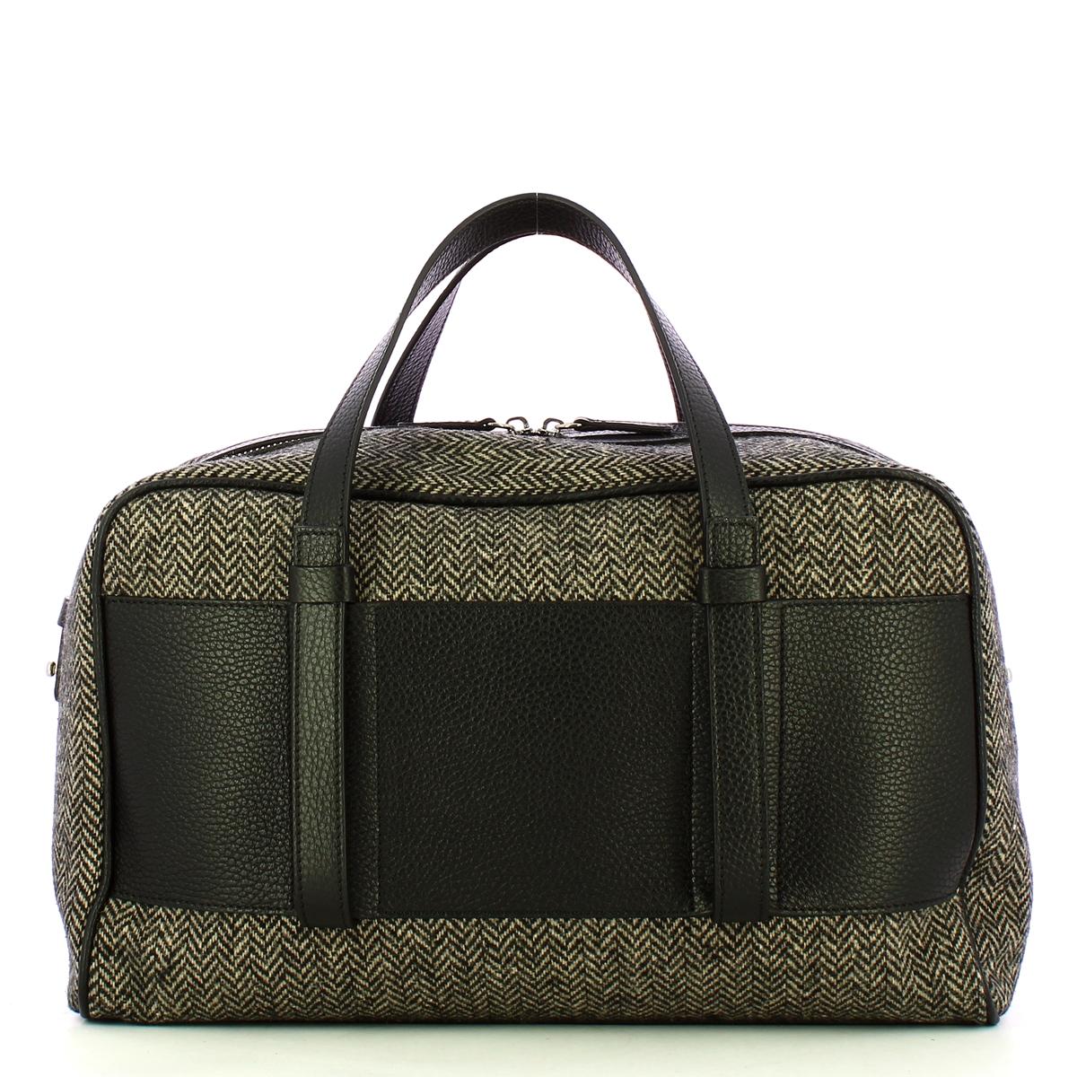 Iuntoo Bauletto Grande Spigato Nero - 3