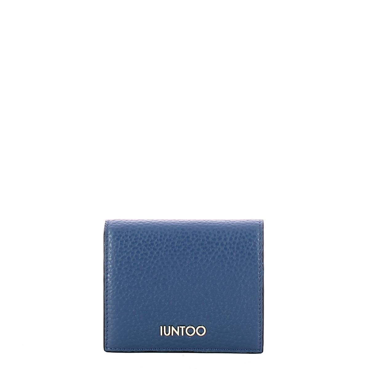 Iuntoo Portafoglio due ante Piccolo Armonia Bluette - 1