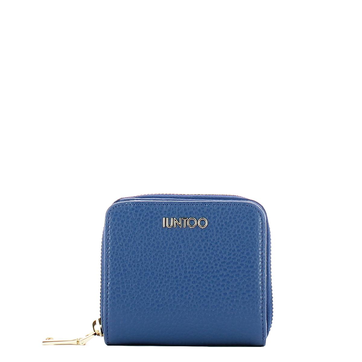 Iuntoo Portafoglio con zip Piccolo Armonia Bluette - 1