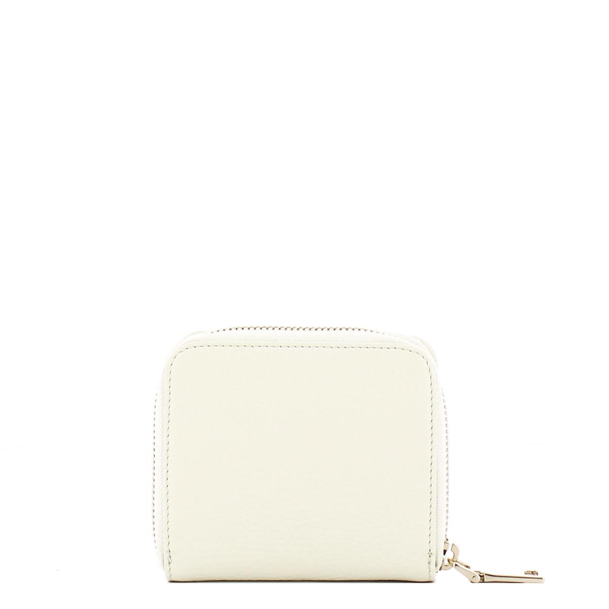 Iuntoo Portafoglio con zip Piccolo Armonia Bianco - 2