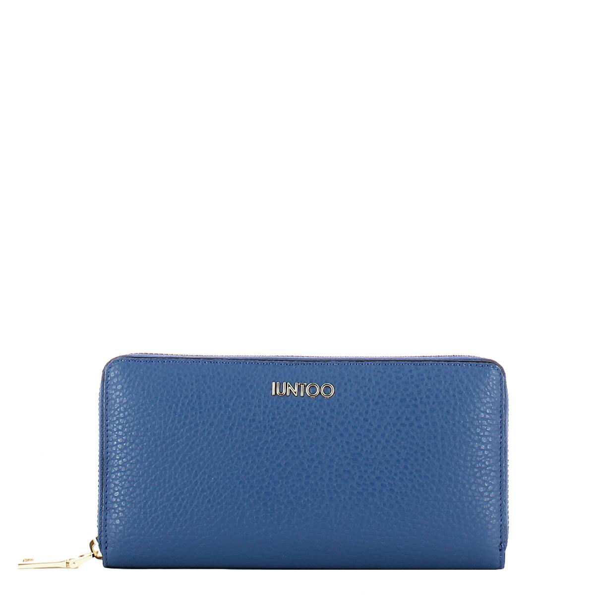 Iuntoo Portafoglio con zip Grande Armonia Bluette - 1