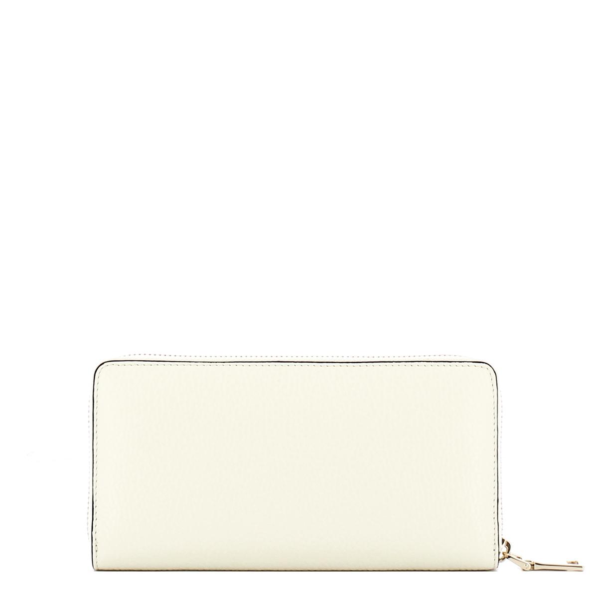 Iuntoo Portafoglio con zip Grande Armonia Bianco - 2