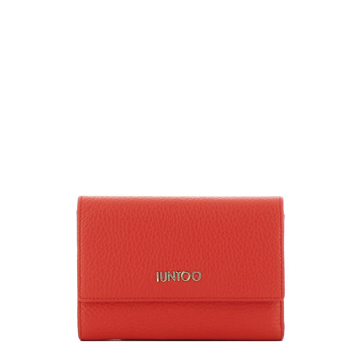 Iuntoo Portafoglio Medio con Patta Armonia Arancio - 1
